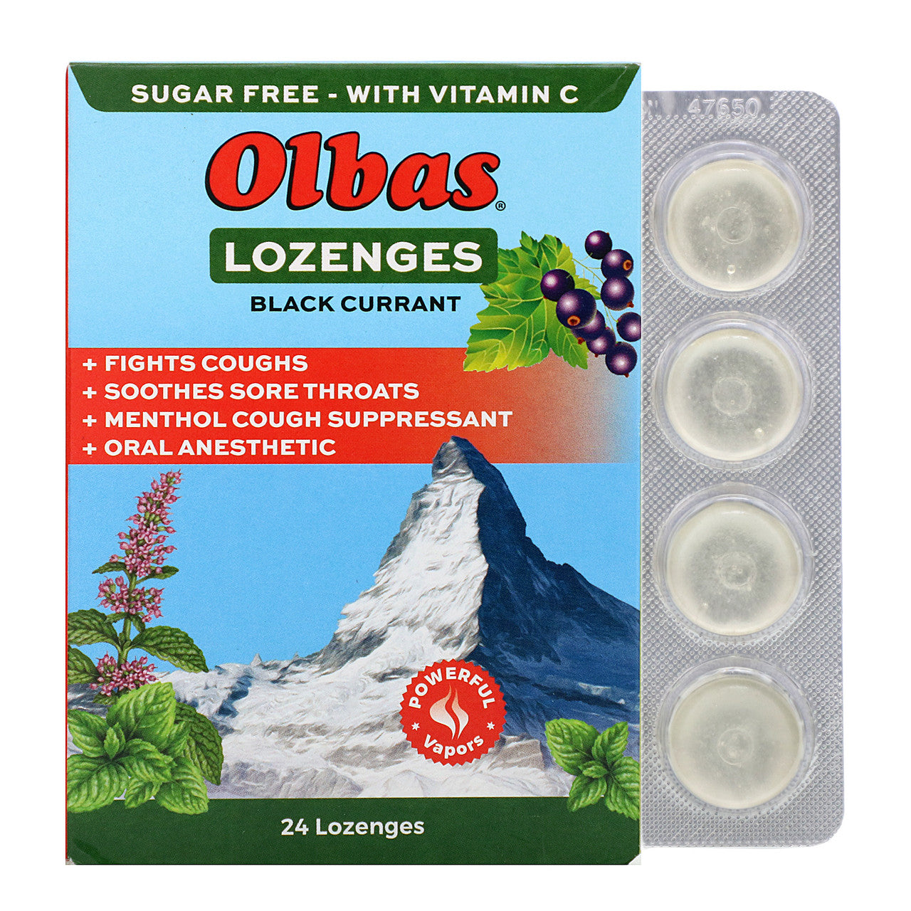 Olbas Lozenge Black Current (1x24 LOz)-0