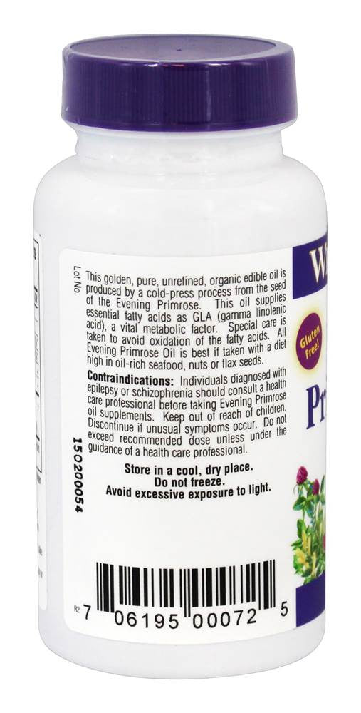Oregon's Wild Harvest Evening Primrose Oil (1x100VCAP)-2