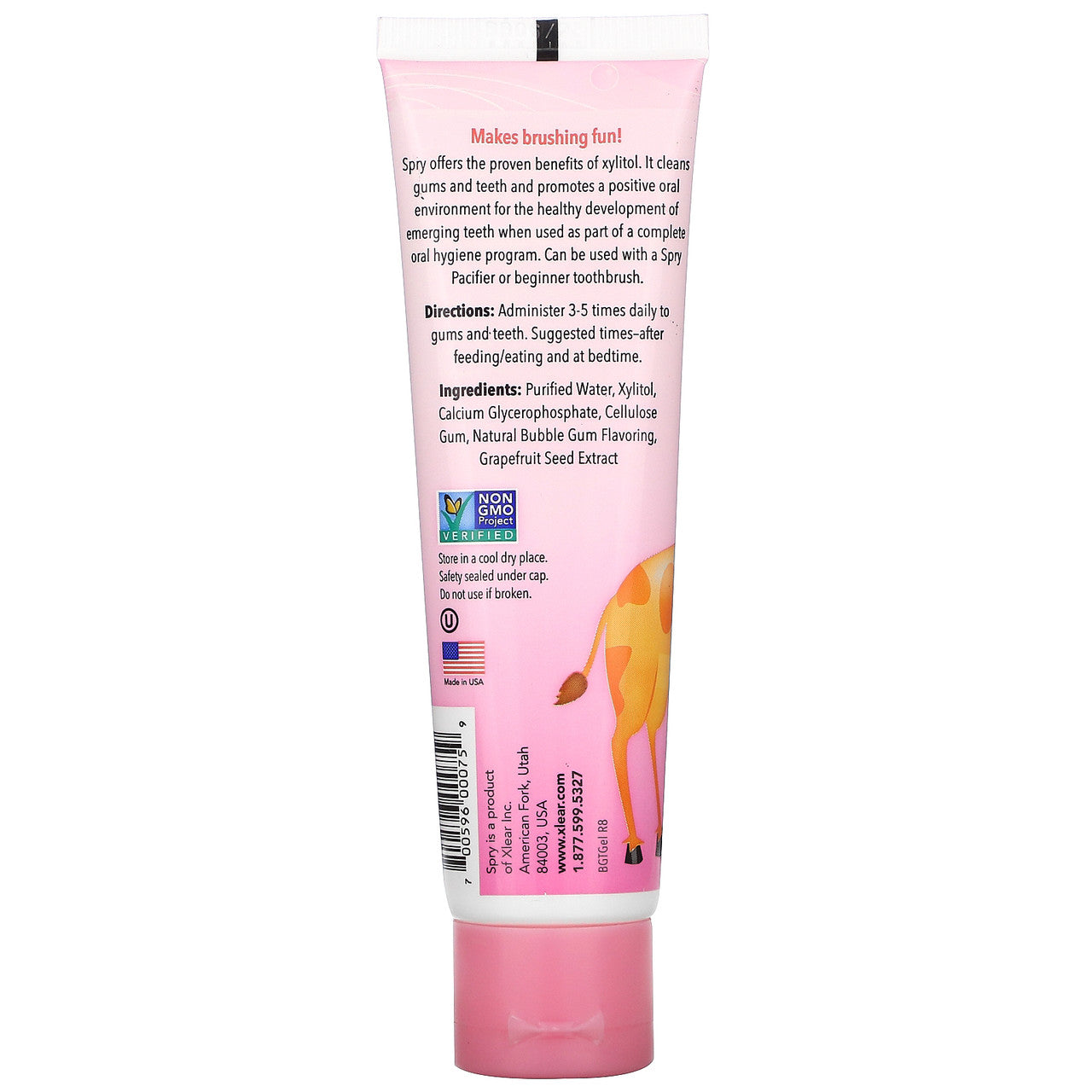 Spry Kids Tooth Gel Bubble Gum (1x2 OZ)-1