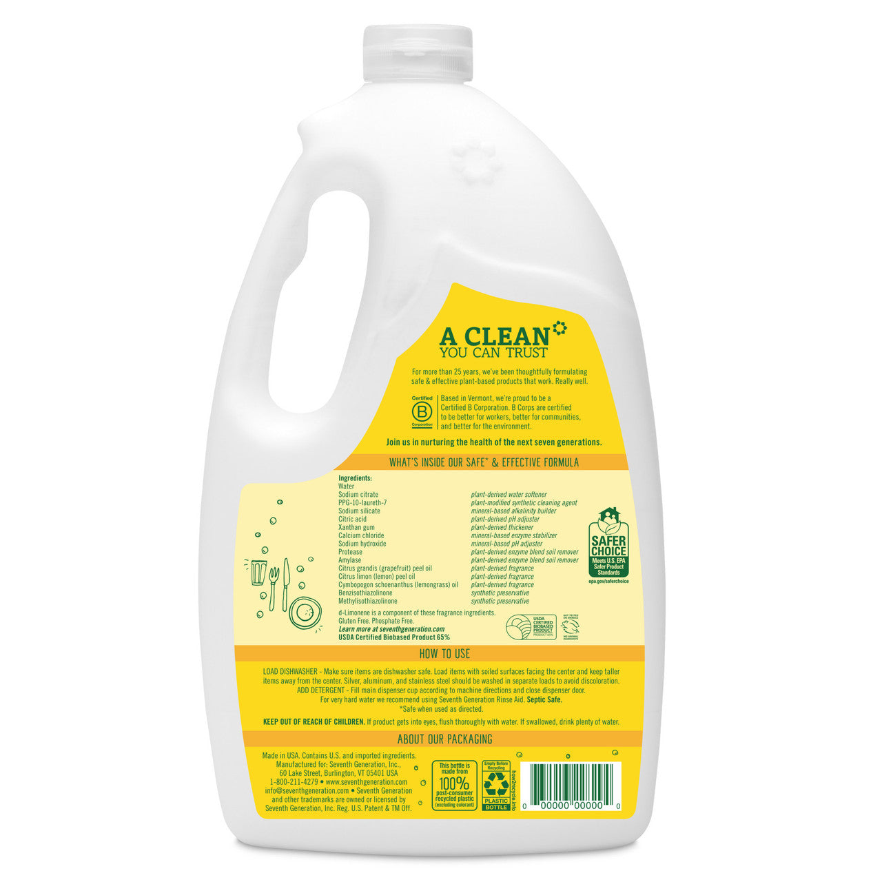 7 GEN AUTO DISH GEL LEM ( 6 X 70 OZ )-2