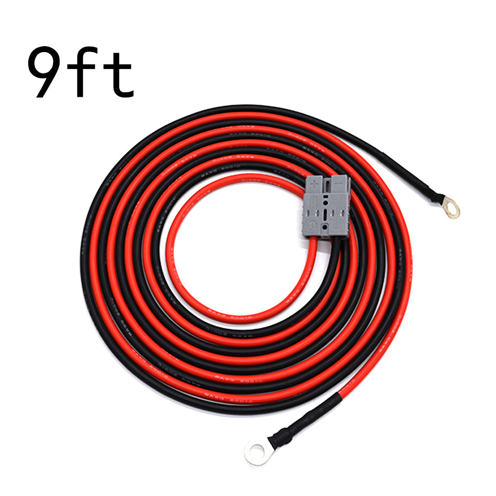 ACOPOWER 9ft 8AWG Anderson-Ring Cable-0