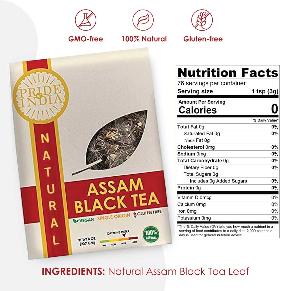 WHOLETEA Natural Assam Breakfast Black Full Leaf Tea-4