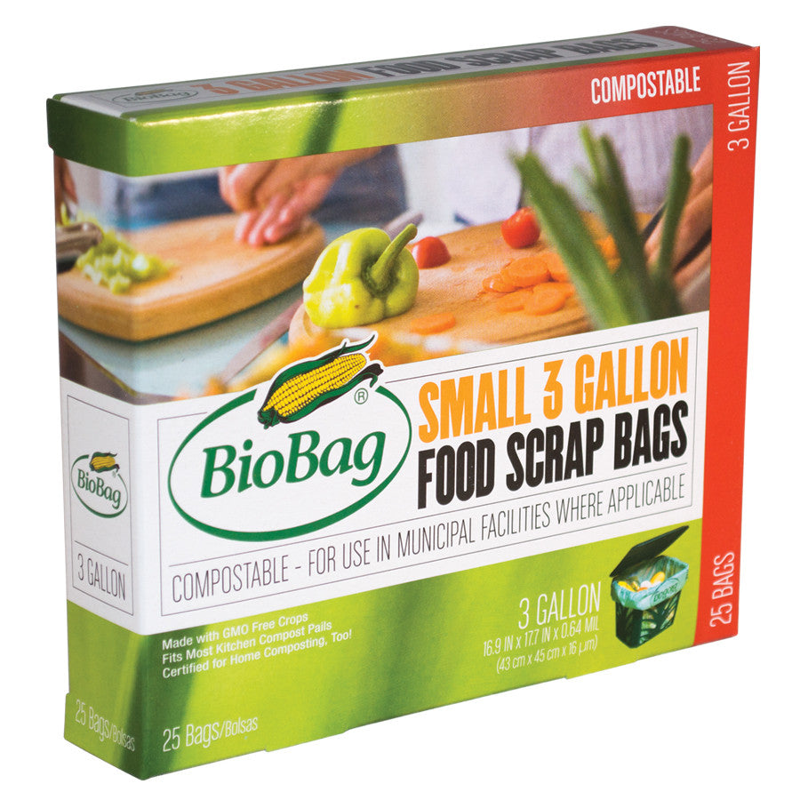 Biobag Compost Waste Bag 3 Gal (12x25 CT)-0