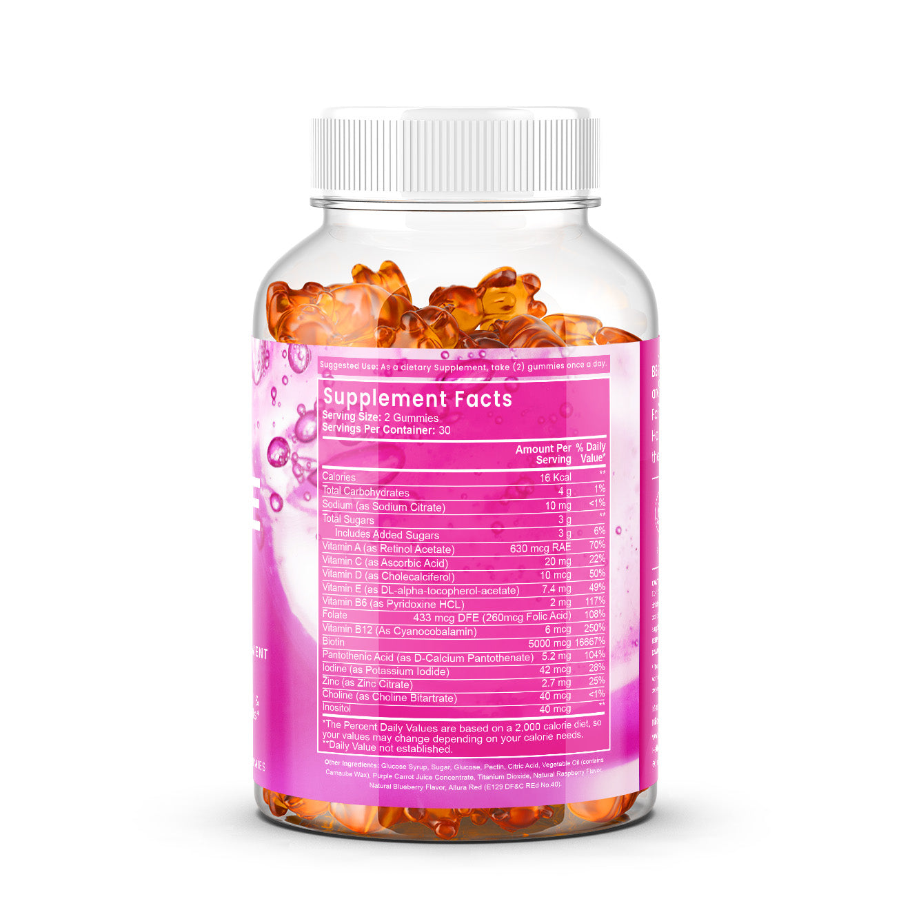 BeauteBiotic Gummies: Hair Skin & Nails-1