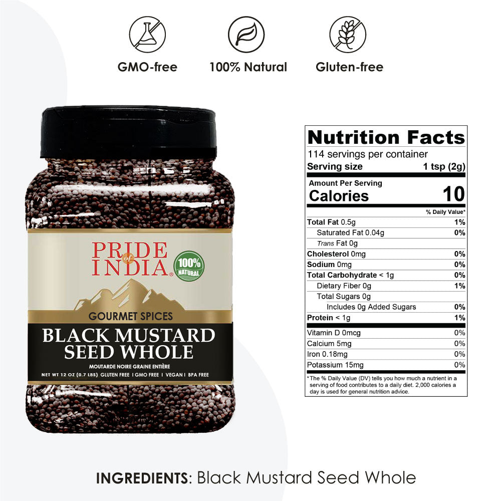 Gourmet Black Mustard Seed Whole-7