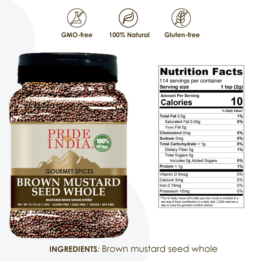 Gourmet Brown Mustard Seed Whole-7