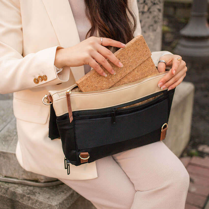 DAKOTA 3 in 1 Convertible Backpack Purse, Sand-6