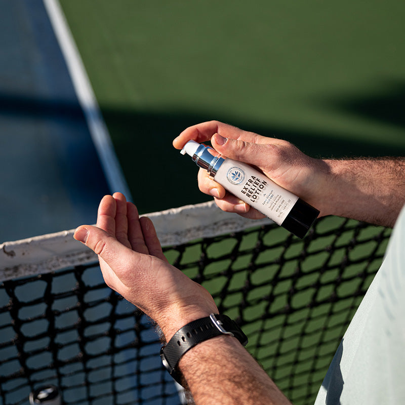 DEEP.est pain relief! The STRONG.est Deep Relief line of pain relief lotions by .est 2020 Luxury Skincare. Our Extra Relief Lotion features 850 mg of full spectrum cannabidiol to reduce pain and inflammation.