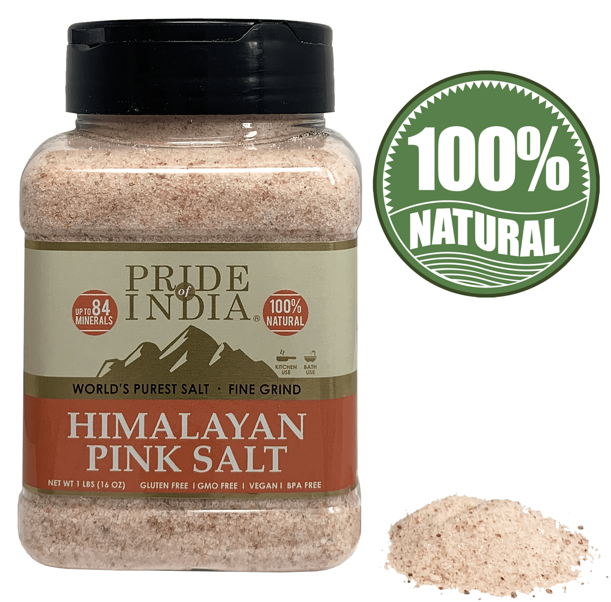 Himalayan Pink Rock Salt - Fine Grind-5