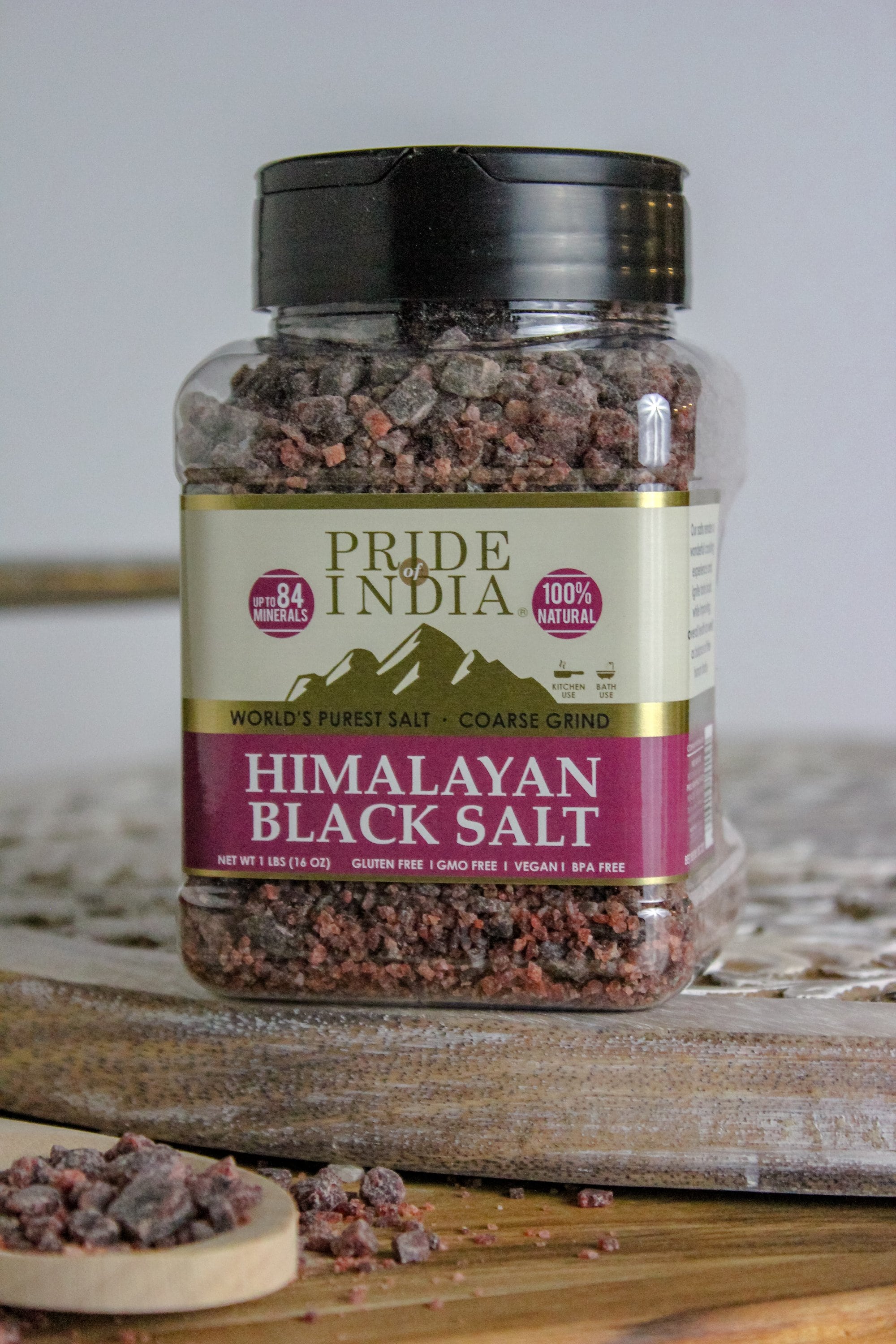 Himalayan Black Crystal Salt (Kala Namak) - Coarse Grind-4