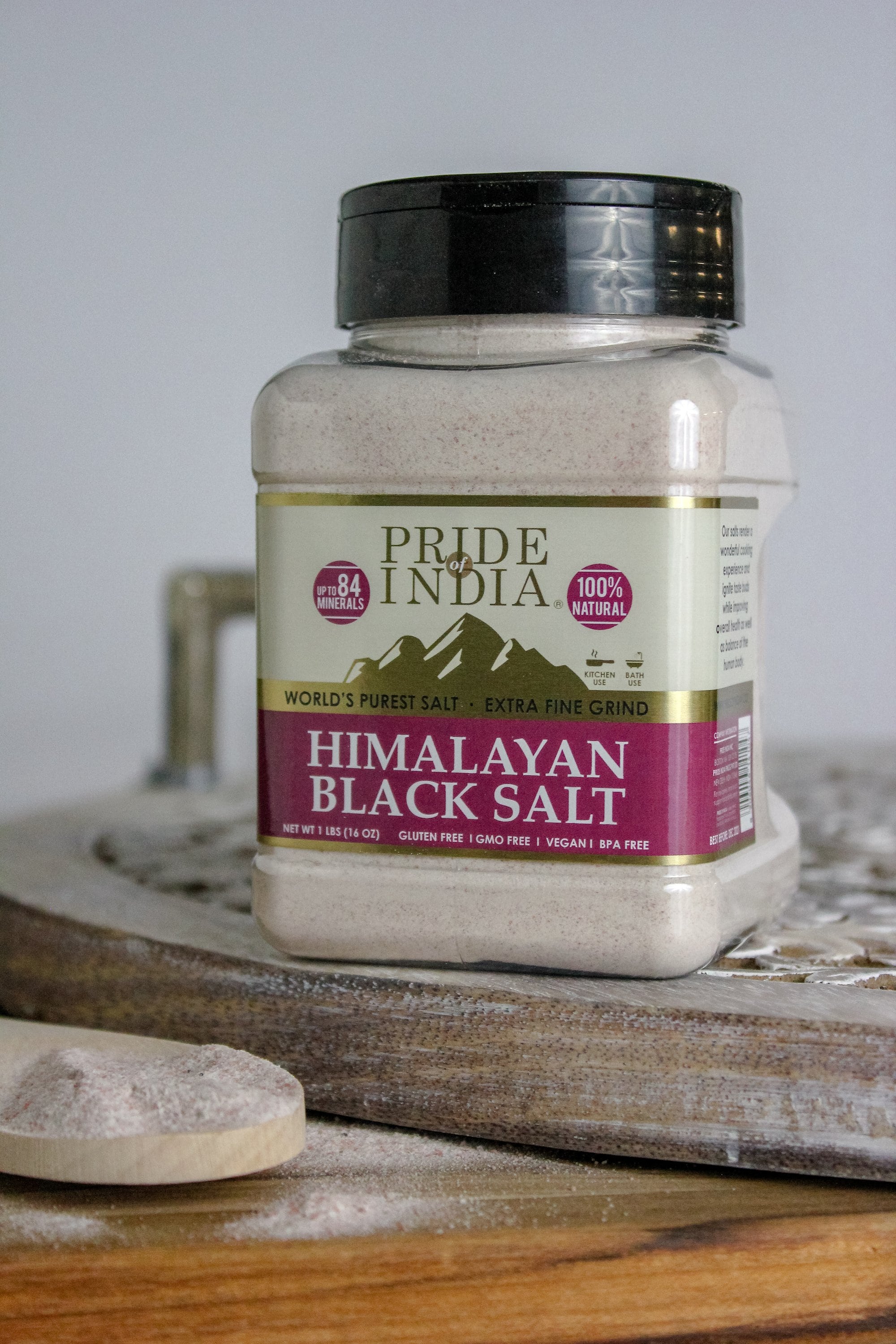 Himalayan Black Rock Salt (Kala Namak) - Extra Fine Grind-4