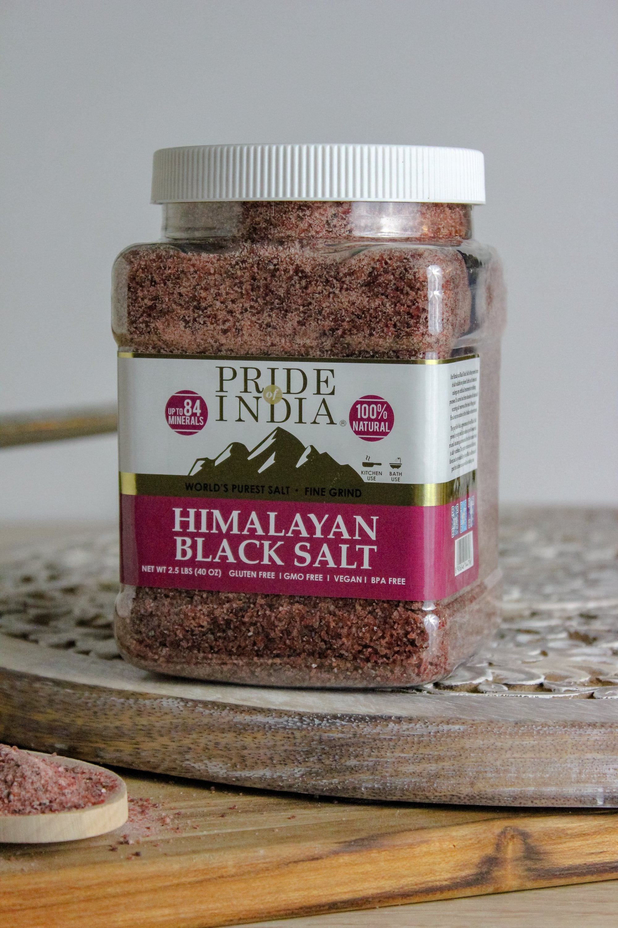 Himalayan Black Rock Salt (Kala Namak) - Fine Grind-4