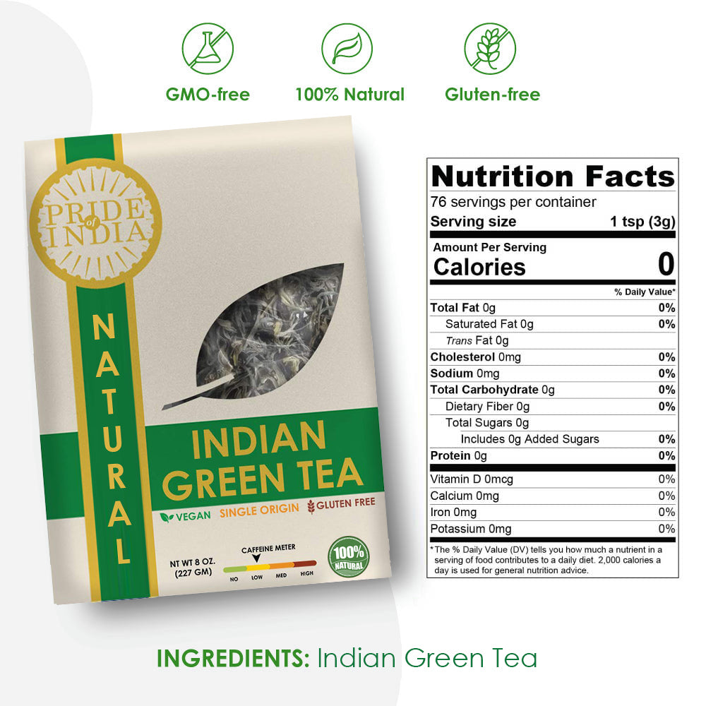 WHOLETEA Natural Indian Green Full Leaf Tea-4