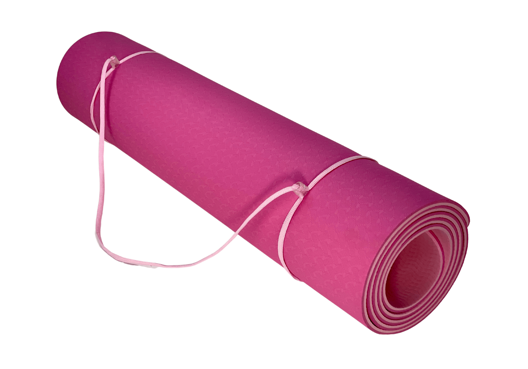 Eco Friendly Reversible Color Yoga Mat with Carrying Strap-3