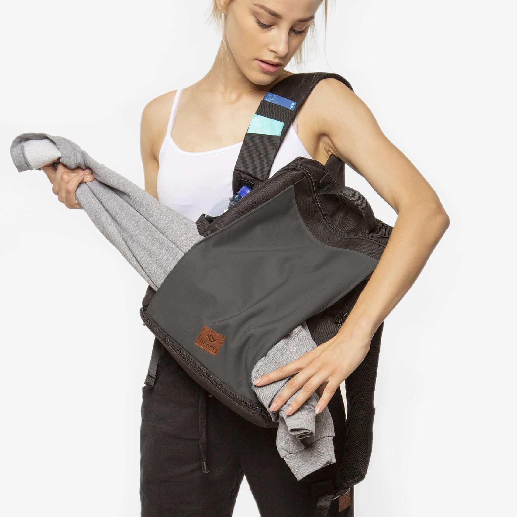 CITYC Laptop 2 in 1 Backpack Wet Road-9