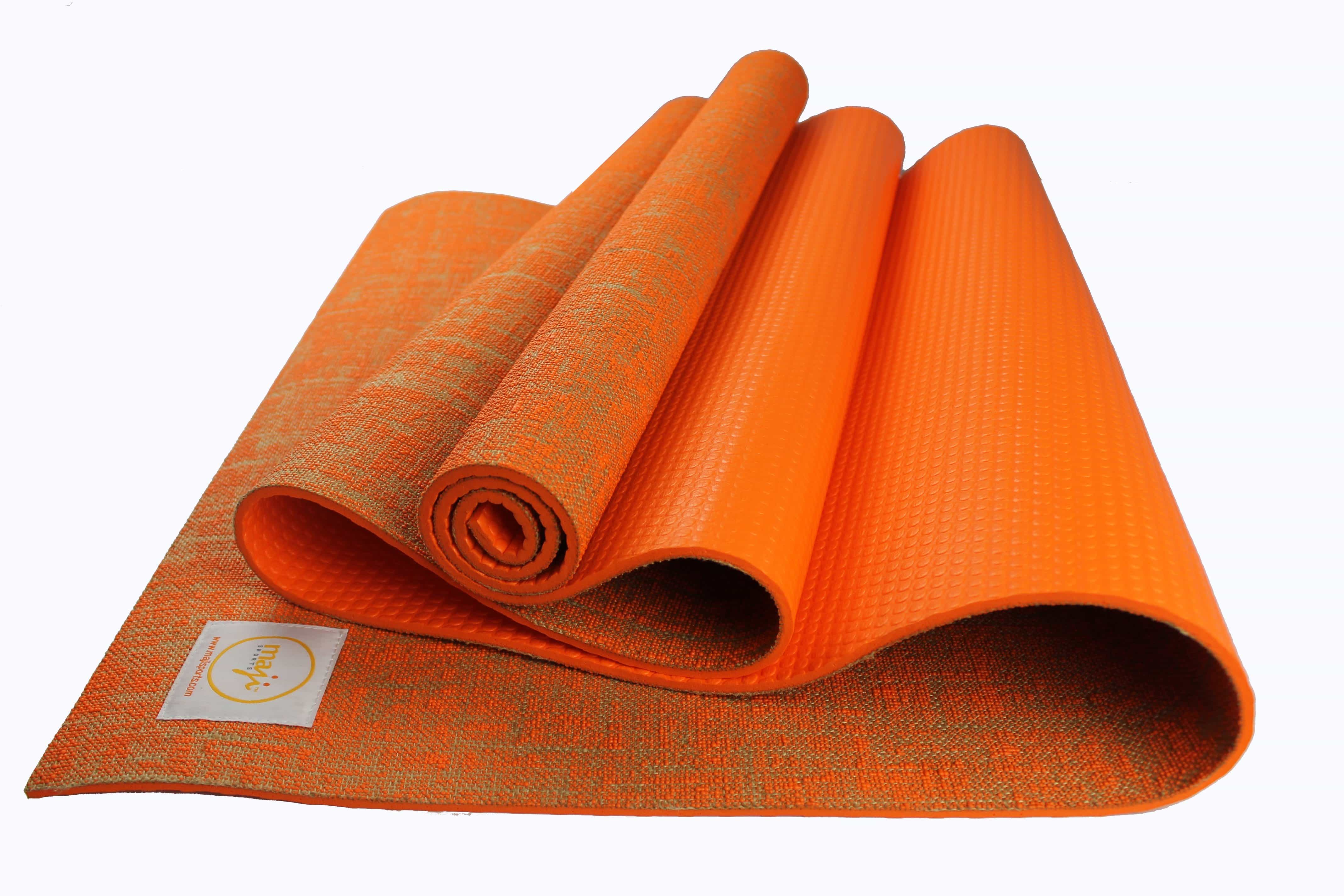 Jute Premium ECO Fitness, pilates, yoga mat + Trigger Ball + Massage Stick-14