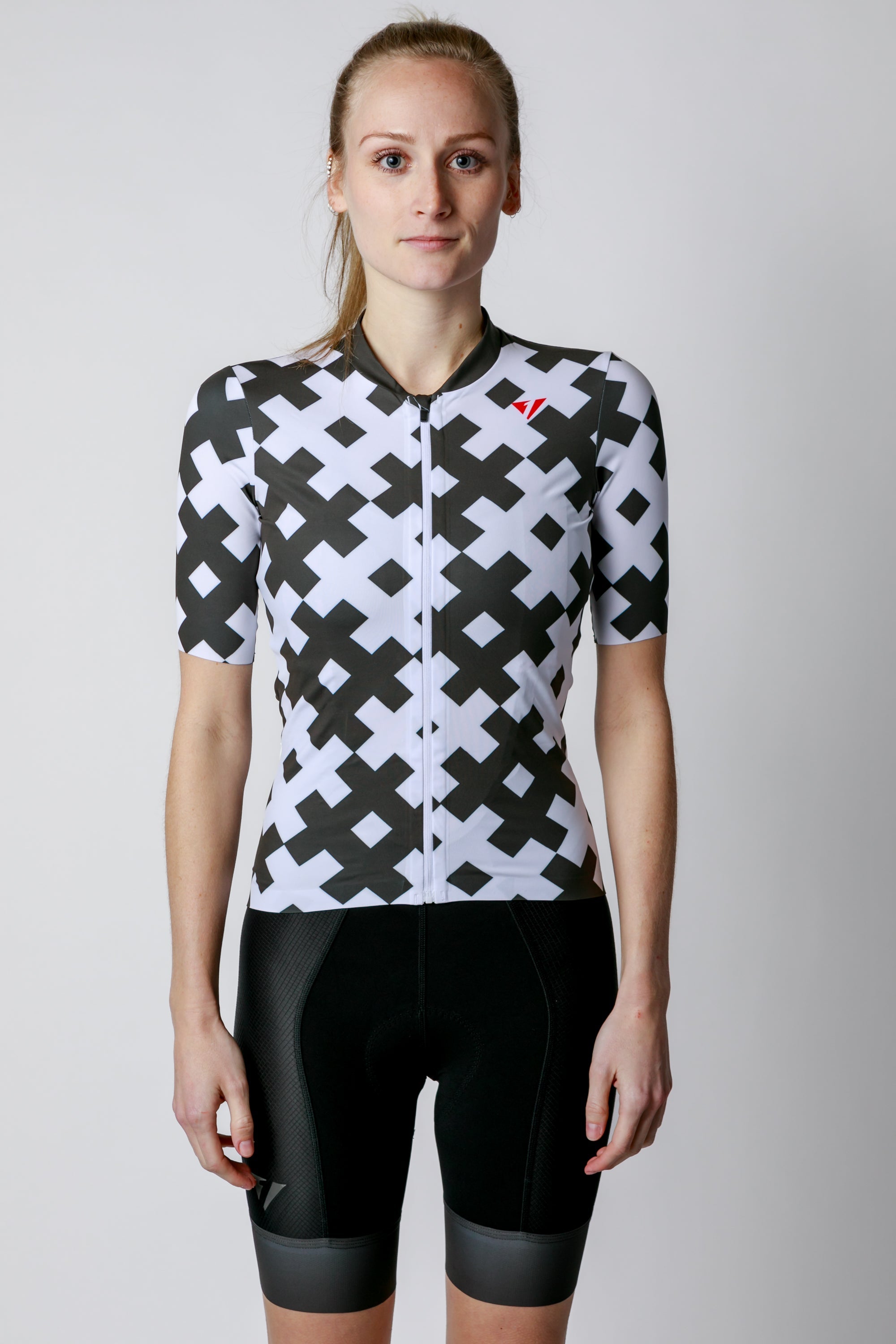 NOW ON SALE!!! Women's ProSpec Rouleur SZ Jersey | #HashTag Macro | Obsidian Black/White-0