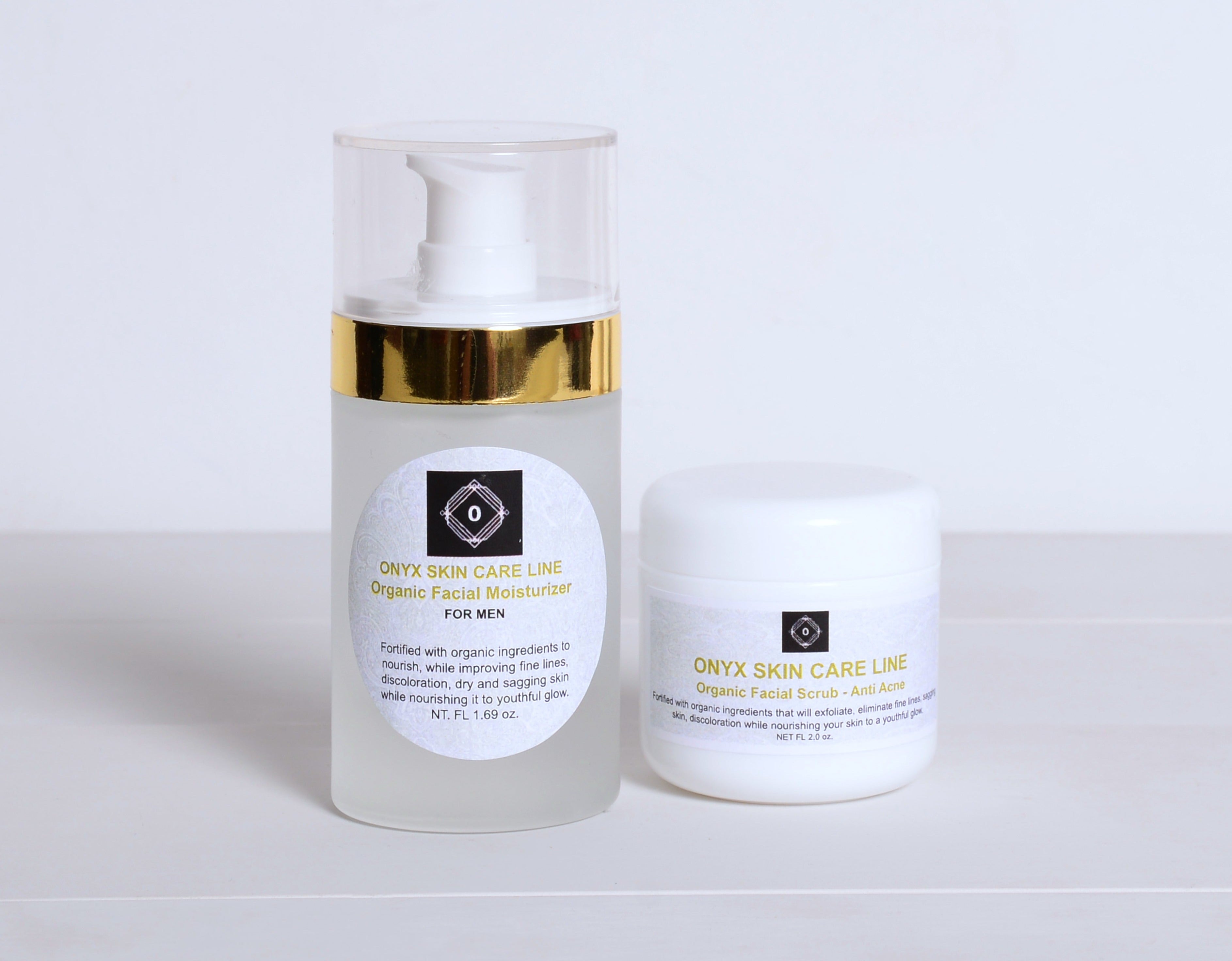 Two-Step System Facial Scrub and Moisturizer - For MEN - ITEM CODE: 655255130707-0