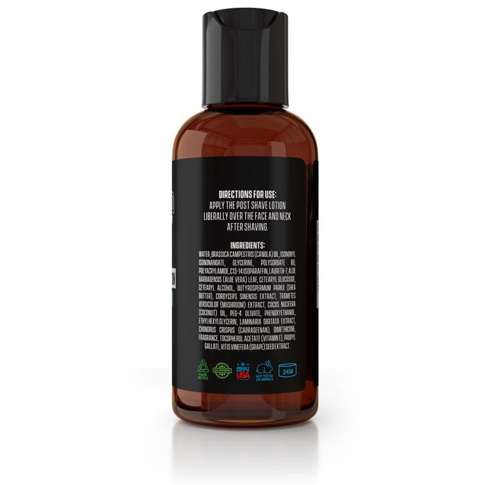 Natural Unscented Post Shave Lotion 4oz