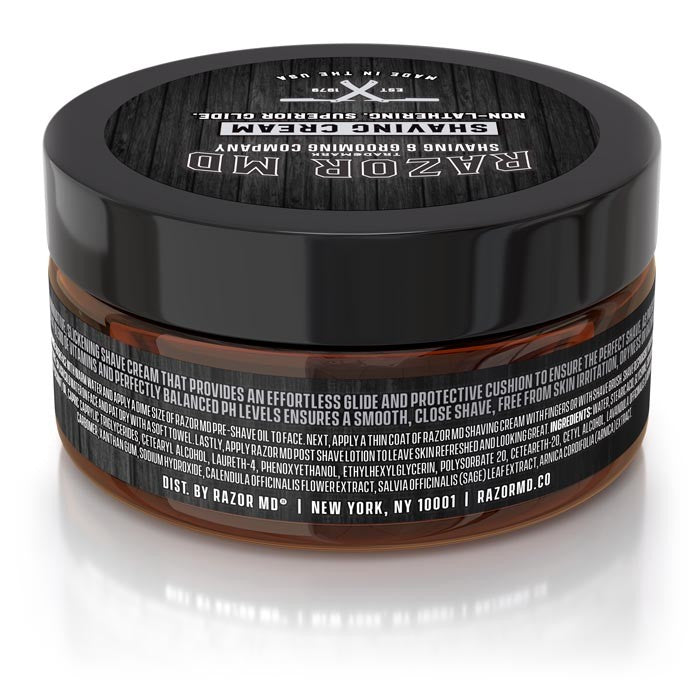 Natural Unscented Shave Cream 8oz