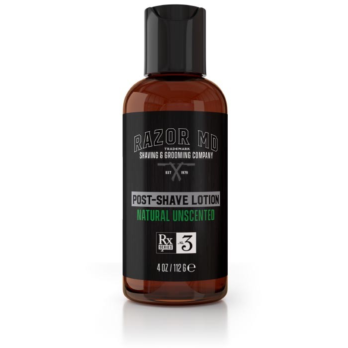 Natural unscented post shave lotion 4oz