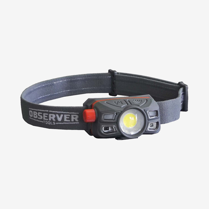 450 Lumen LED Rechargeable Headlamp with Variable Intensity Dial & Motion Sensor-0