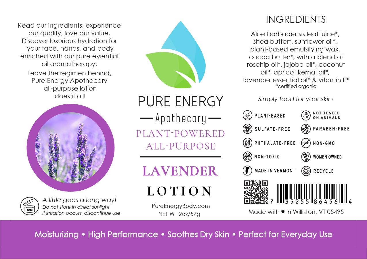 Natural All Purpose Lotion 2 Oz (Lavender)-2