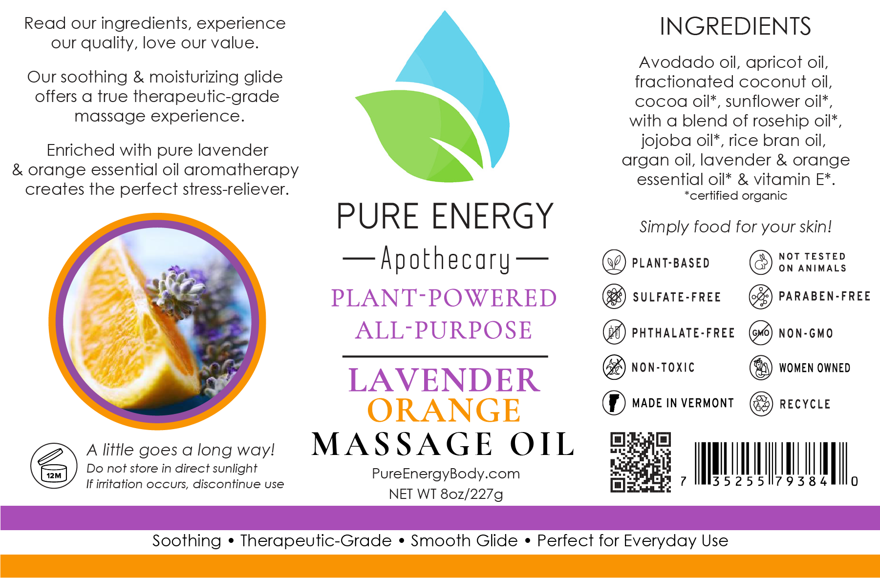 Massage Oil (Lavender Orange)-3