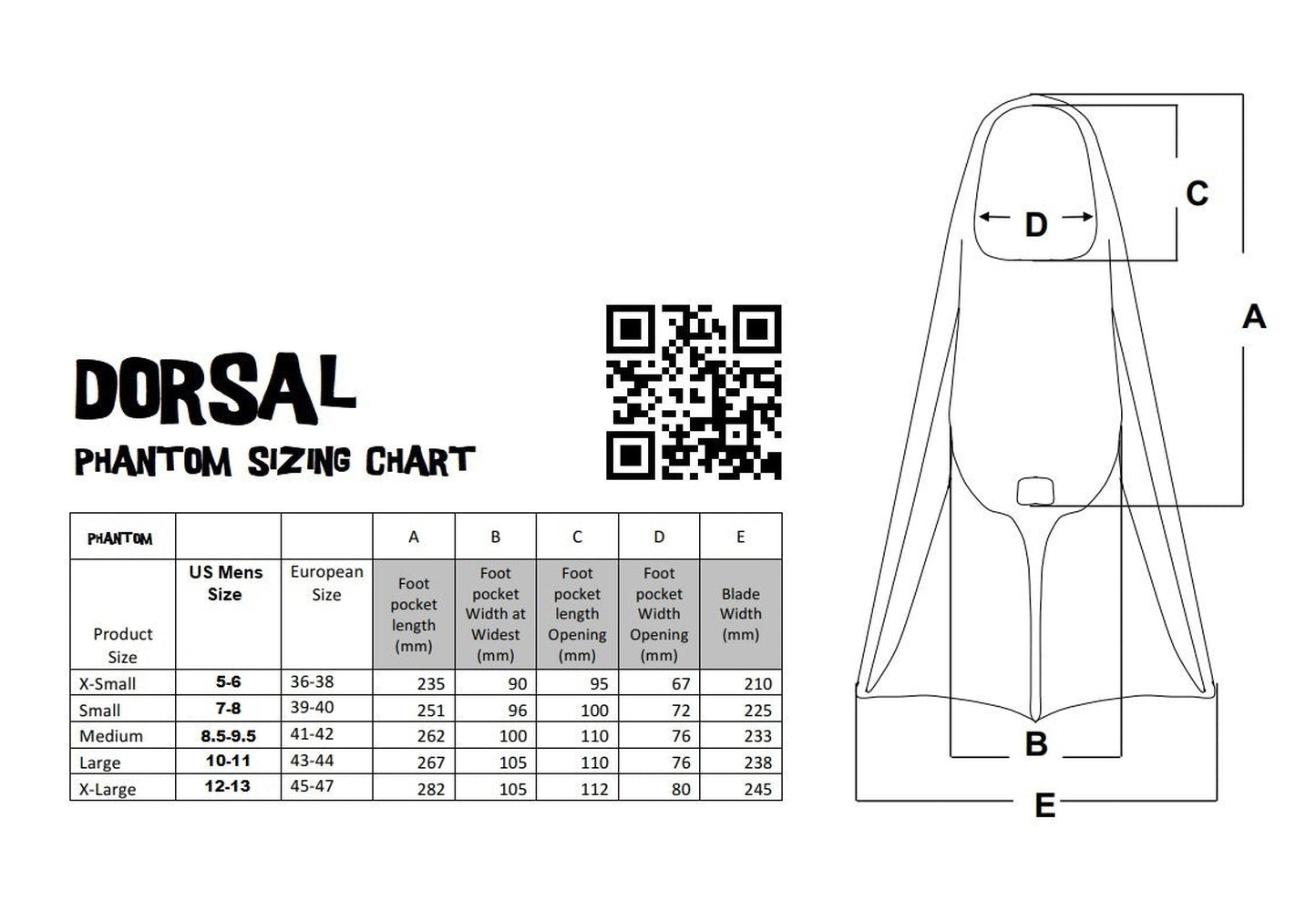DORSAL Bodyboard Floating Swimfins (Flippers)-1