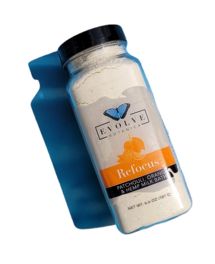Milk Bath - Refocus (Patchouli, Orange, & Hempseed Oil)-4