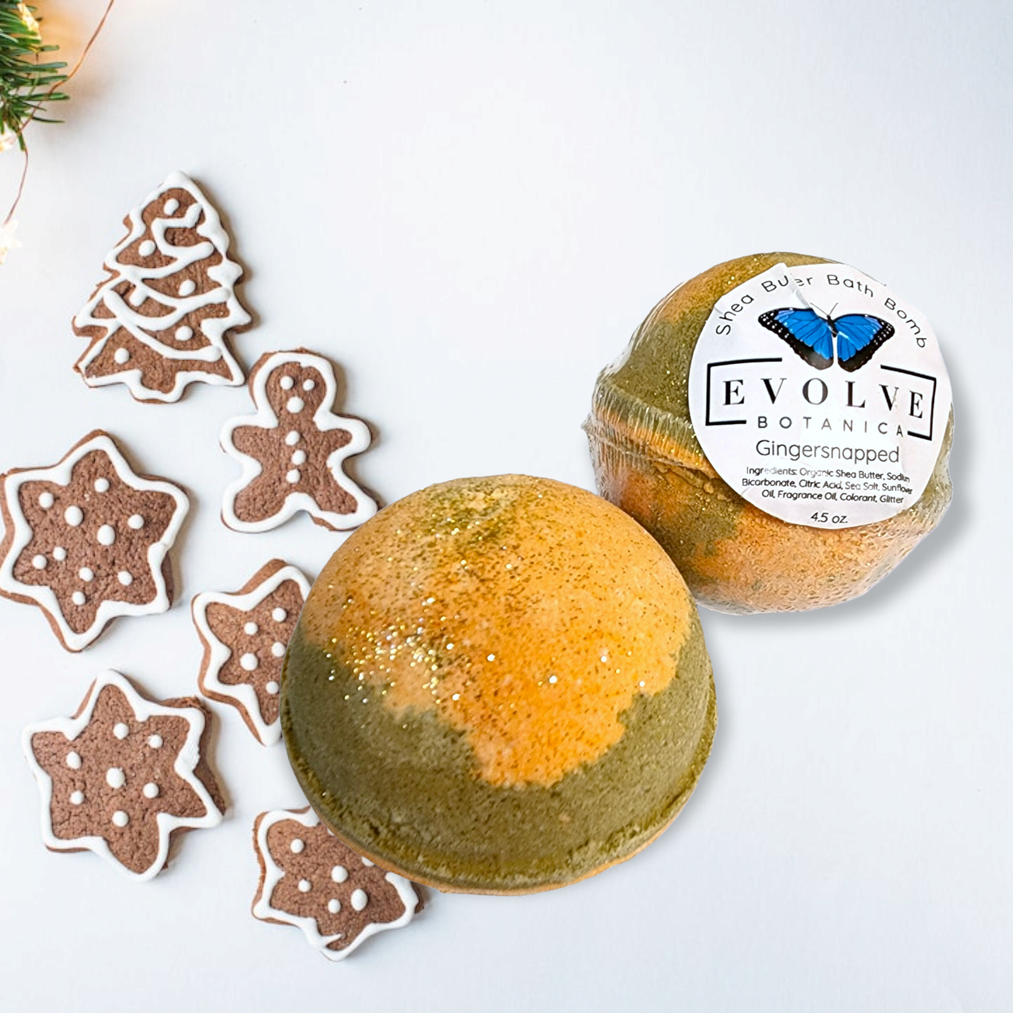 Bath Bomb - Gingersnapped ( Christmas - Holiday )-3