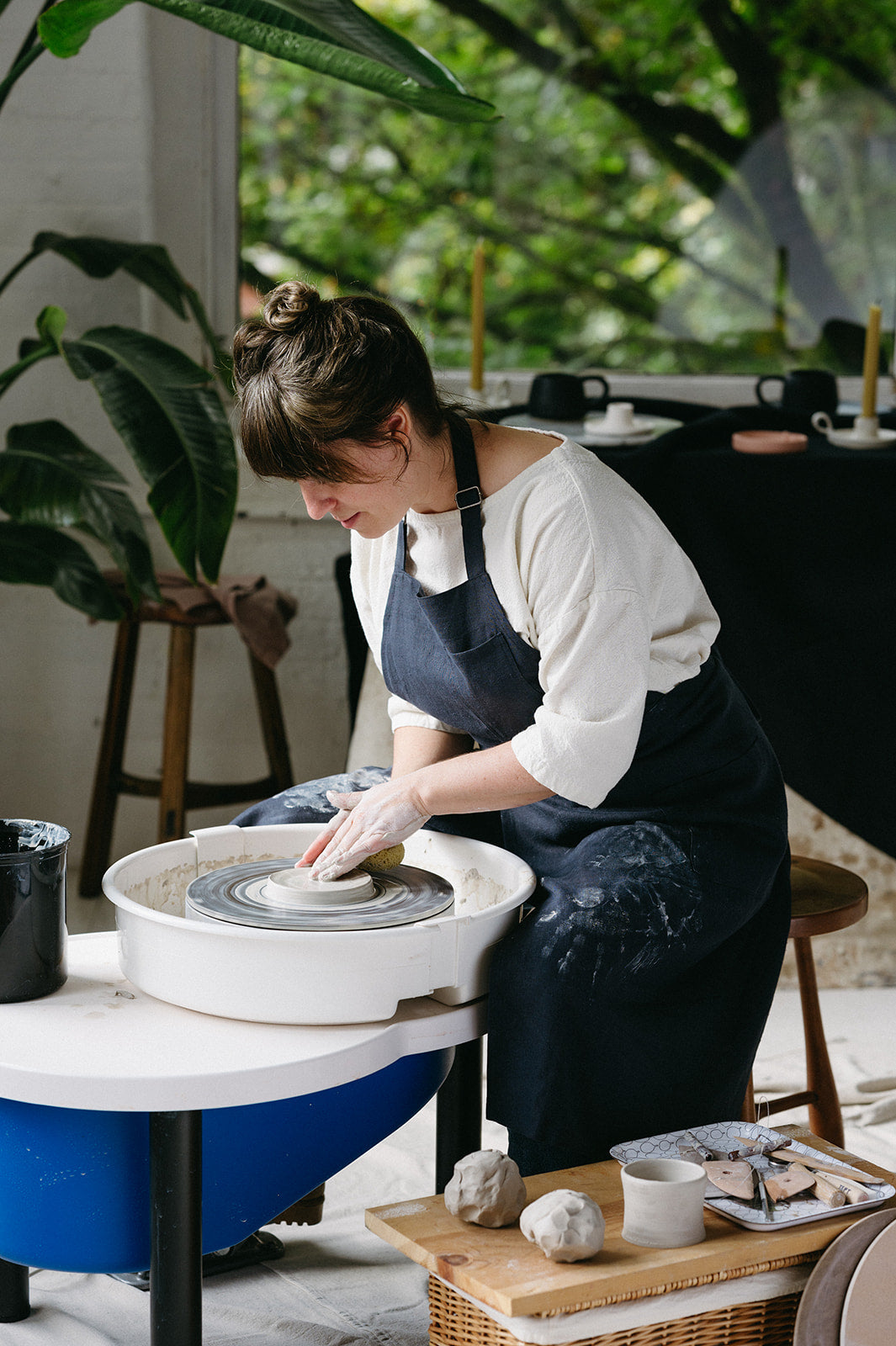 Split Leg Pottery Apron-12