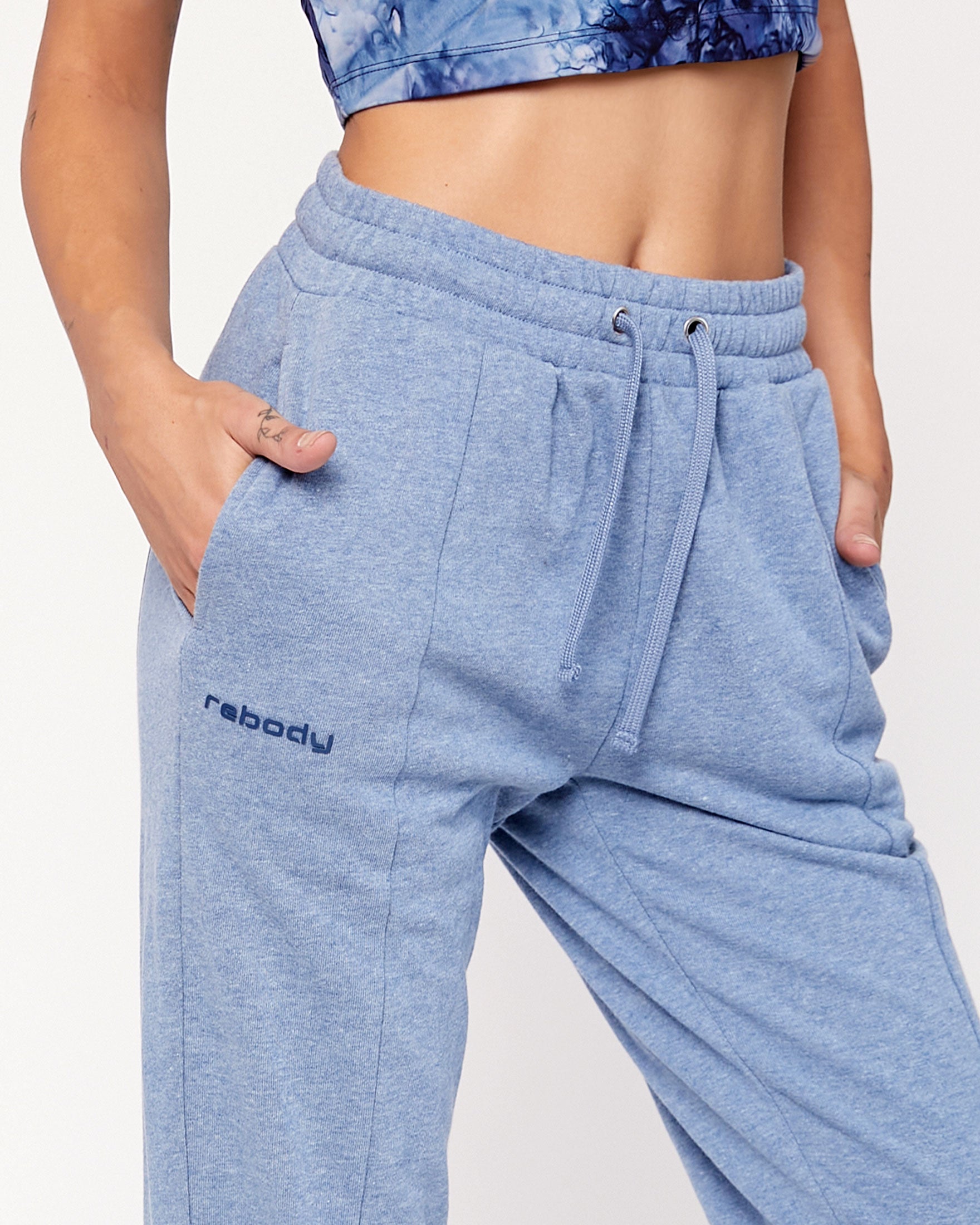 Rebody Pintuck French Terry Sweatpants *Sustainable-5