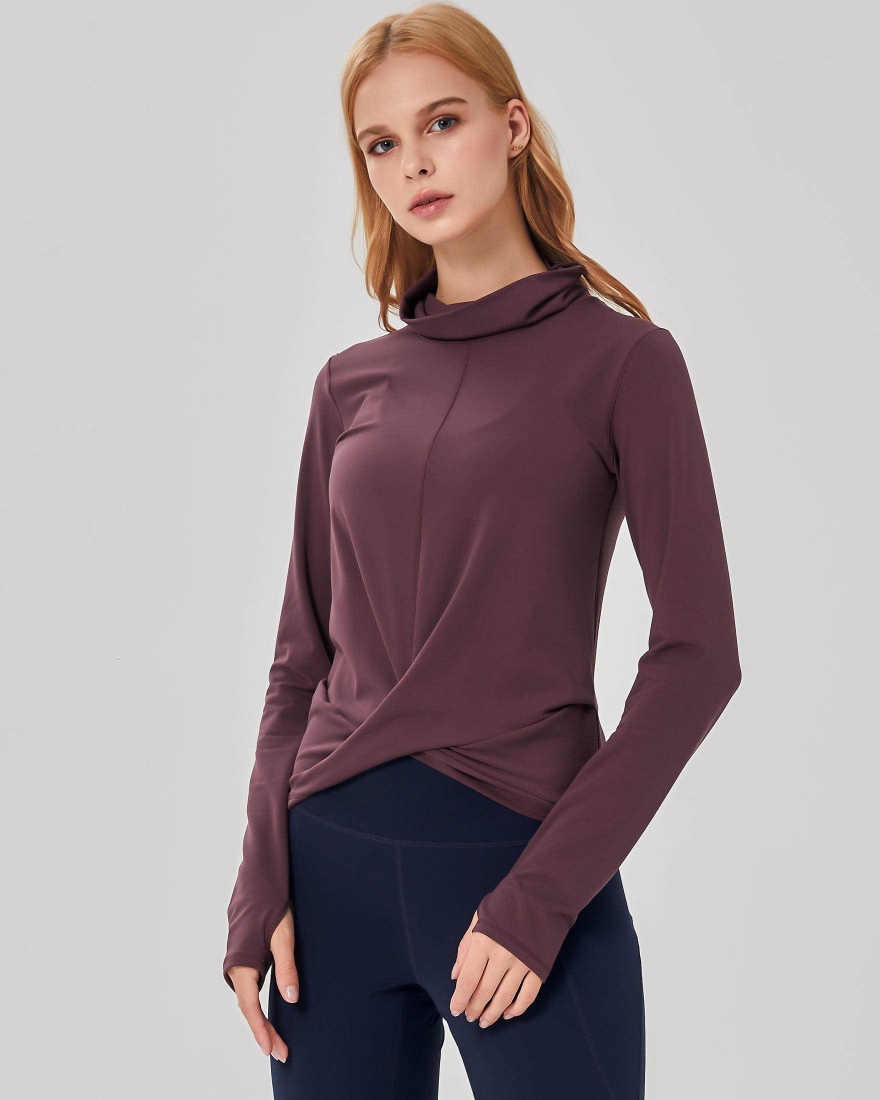 Turtle- Cowl Neck Coziplex™ Long Sleeve-4