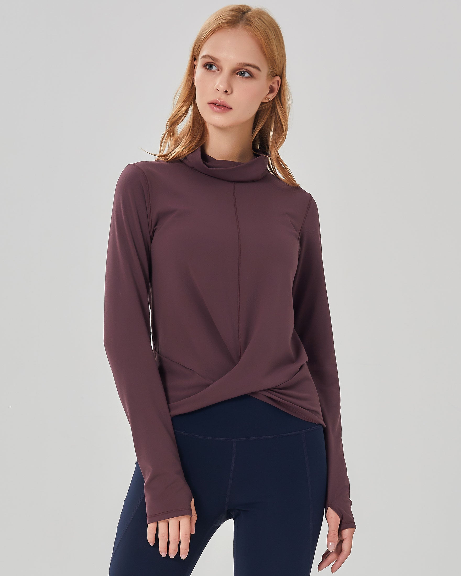 Turtle- Cowl Neck Coziplex™ Long Sleeve-5