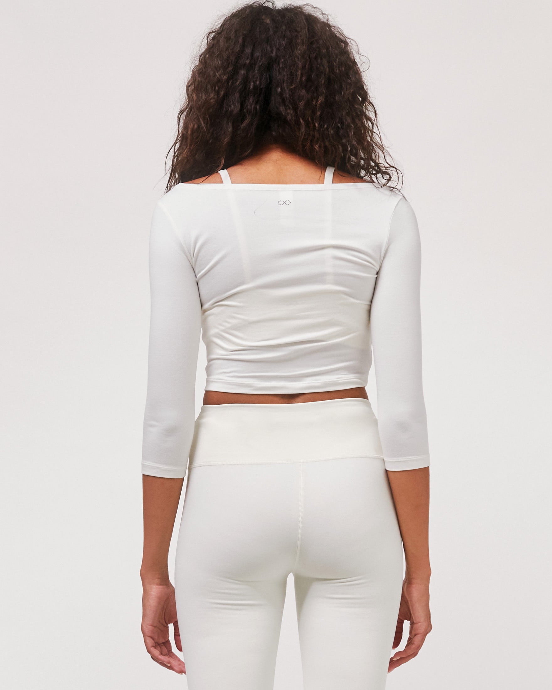 Dynamic Cozy Open Shoulder 3/4 Sleeve-2