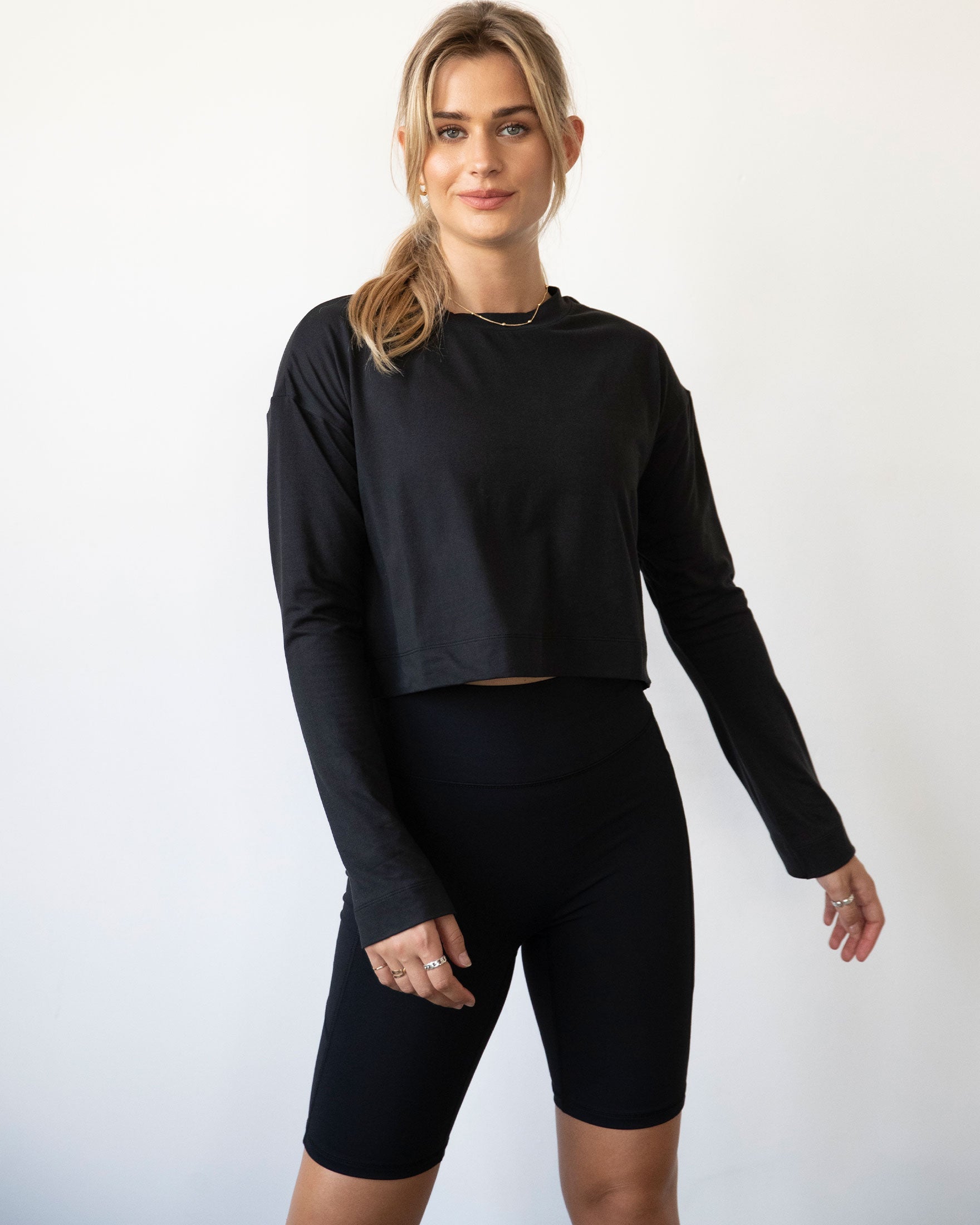 Go With The Flow Crop Long Sleeve-10