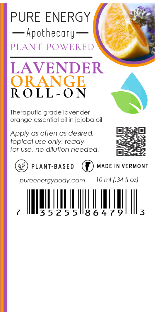 Aromatherapy Essential Oil Roll-On (Lavender Orange)-3