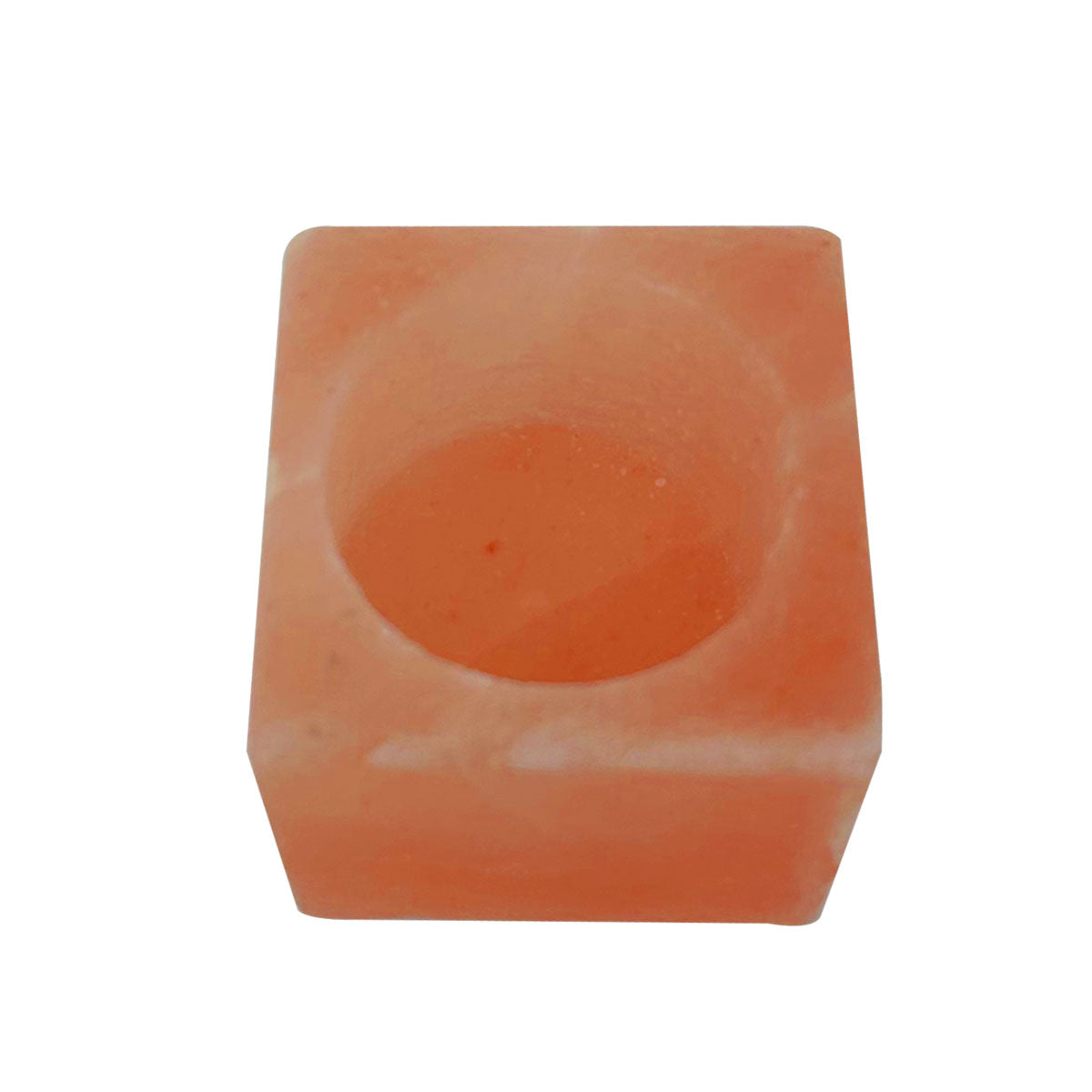 Himalayan Pink Salt Tea Light Holder by Pride of India – Salt Candle Holder – Room Décor Item – Great for Creating an Ambiance – Ideal for Home & Spa Uses – Natural Shape-7