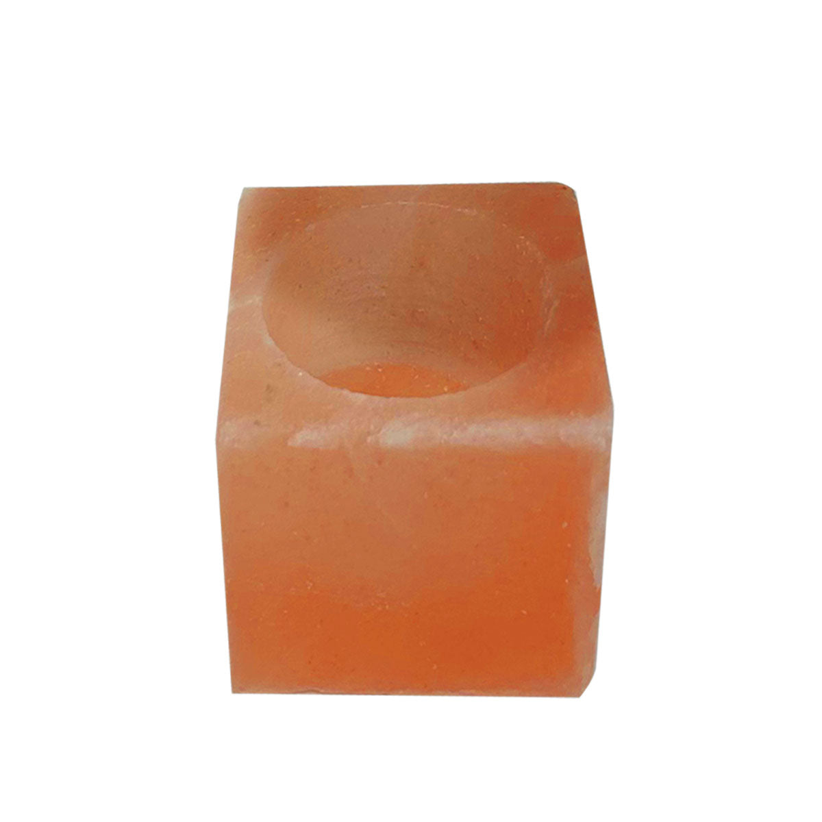 Himalayan Pink Salt Tea Light Holder by Pride of India – Salt Candle Holder – Room Décor Item – Great for Creating an Ambiance – Ideal for Home & Spa Uses – Natural Shape-6
