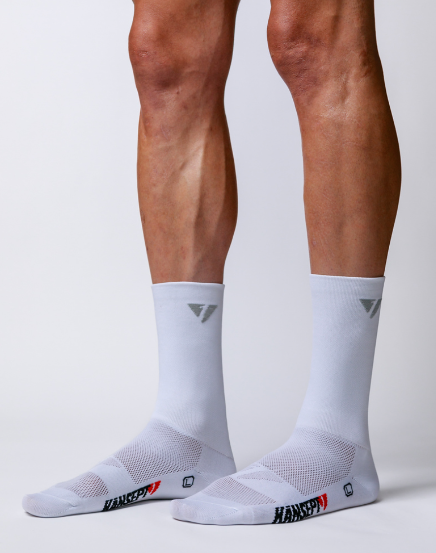 ProSpec Rouleur Socks | RaceDay | Stealth White-1