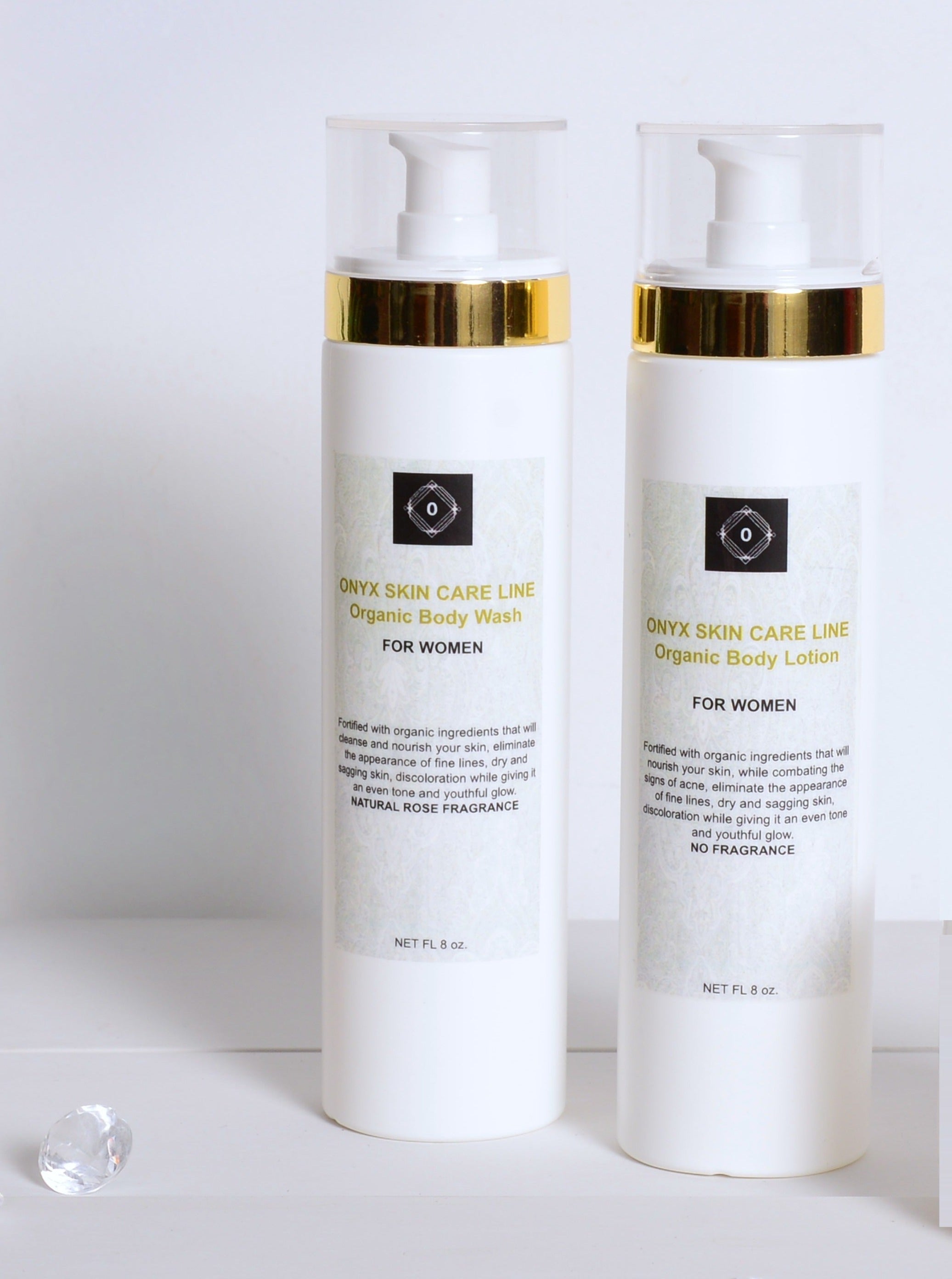 DUO SKIN CARE SYSTEM FOR DRY SKIN - Nourishing Wash and Lotion - Natural Rose Fragrance - for WOMEN - ITEM CODE: 601956330663-0