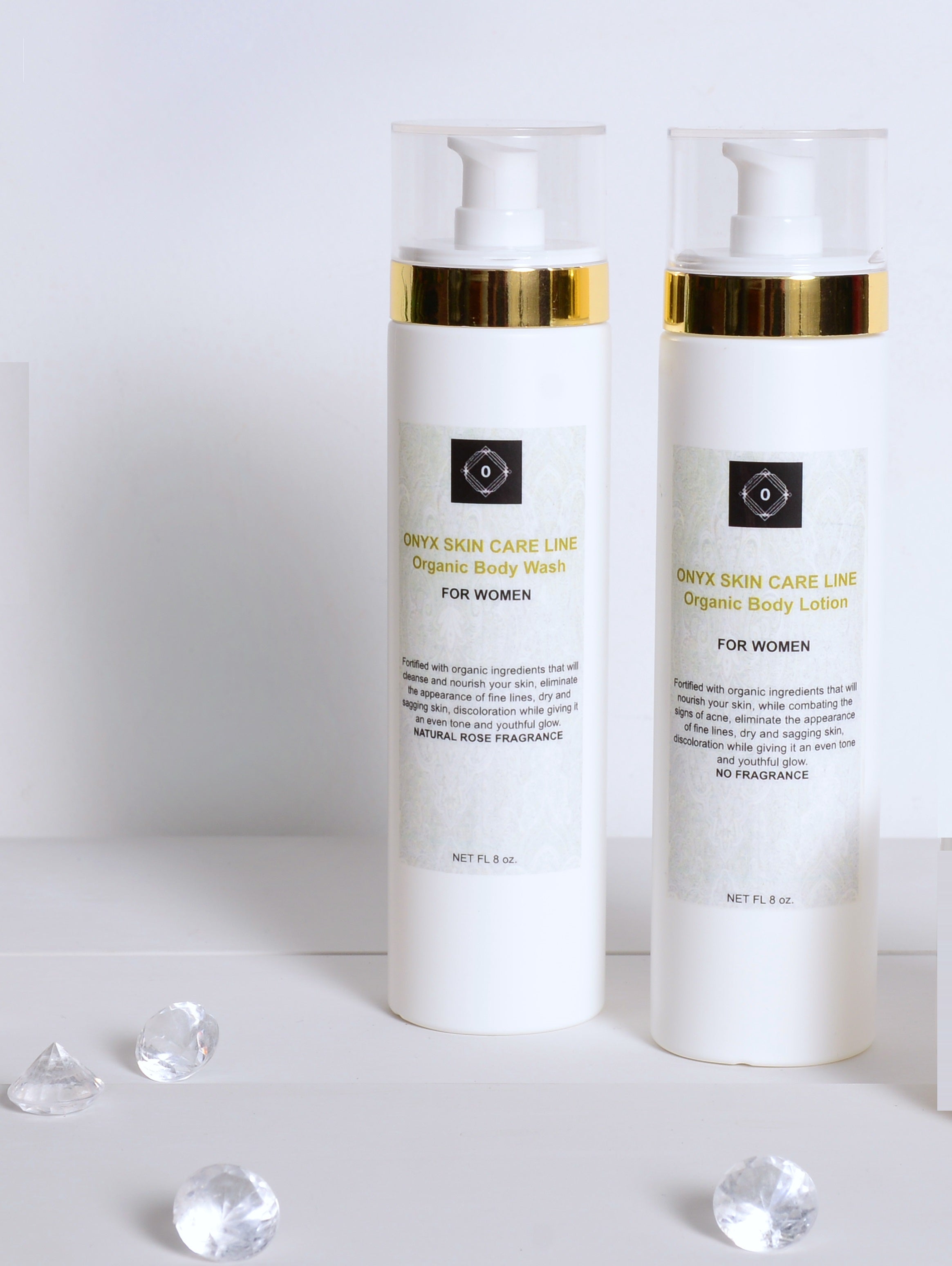 DUO SKIN CARE ANTI-ACNE SYSTEM - Nourishing Wash and Lotion - Natural Rose Fragrance - for WOMEN - ITEM CODE: 601956330755-0