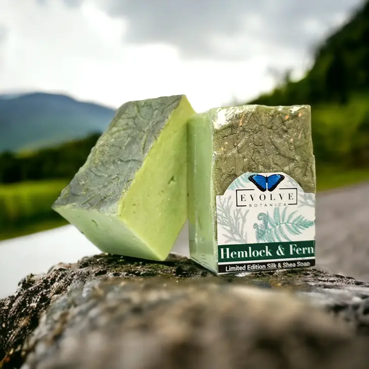 Specialty Soap - Hemlock & Fern (Seasonal, Spring, Dad)-1