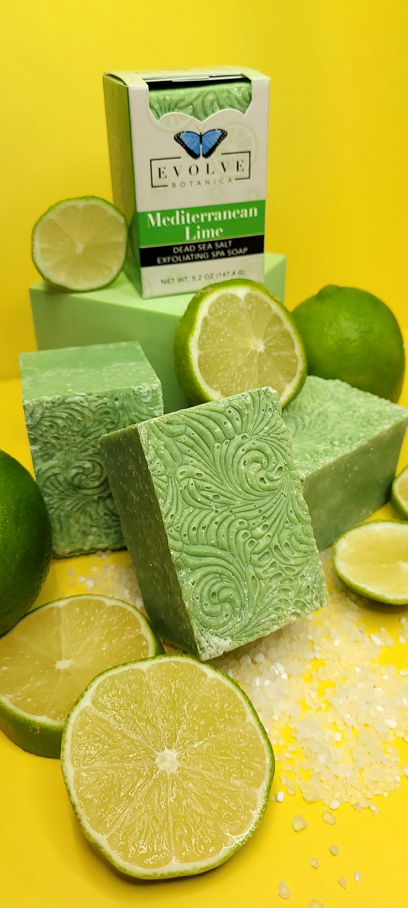 Specialty Soap - Mediterranean lime Salt Bar-2