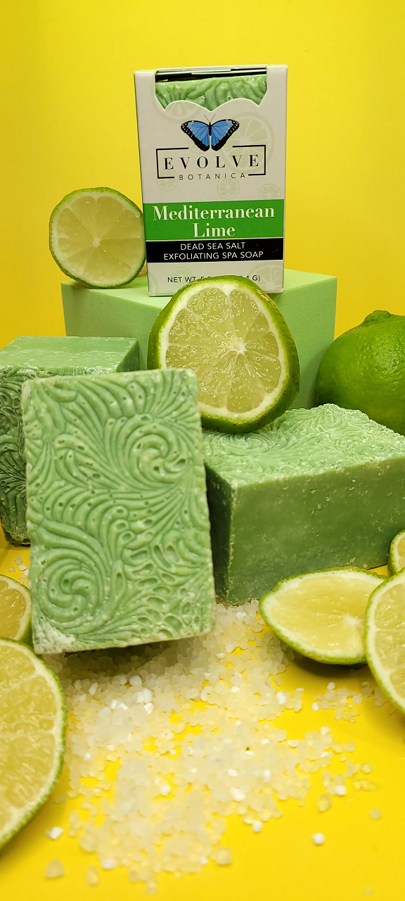 Specialty Soap - Mediterranean lime Salt Bar-3