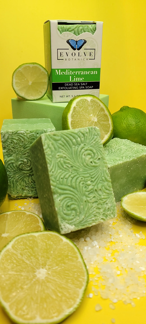 Specialty Soap - Mediterranean lime Salt Bar-4
