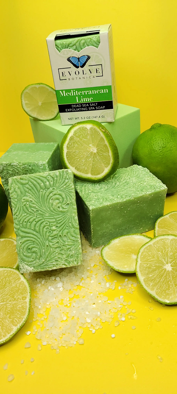 Specialty Soap - Mediterranean lime Salt Bar-5