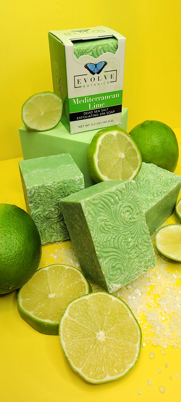 Specialty Soap - Mediterranean lime Salt Bar-6