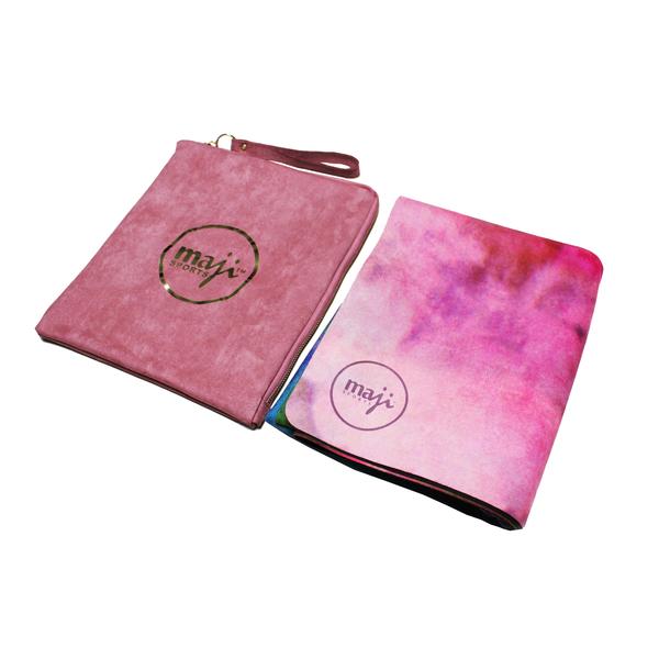 Suede & Natural Rubber Travel Yoga Mat-7